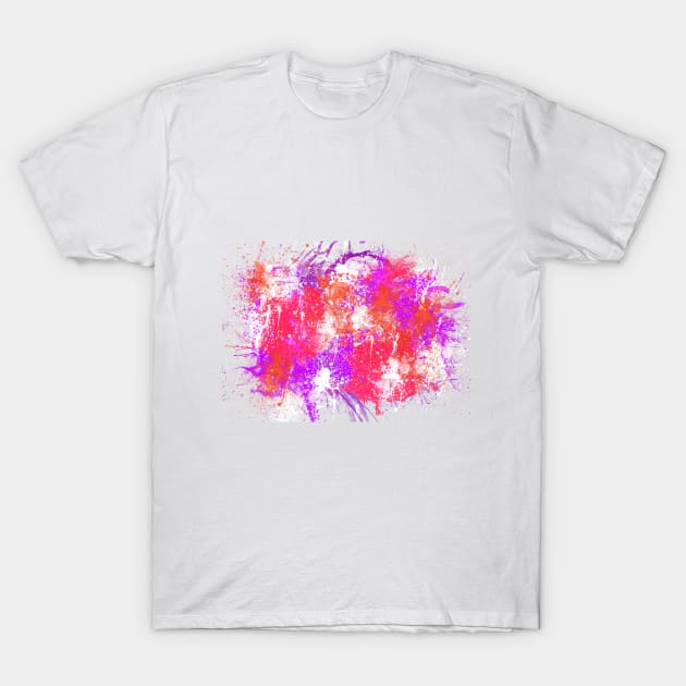 Colored Splash T-Shirt by  Colorful&Goldie